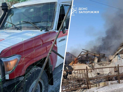 Атака дрона і пожежі: у Запорізькій області рятувальники відпрацювали напружену добу - подробиці (фото)