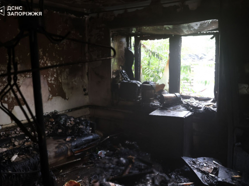Будинок вигорів вщент - у Запоріжжі під час пожежі загинула людина (фото)