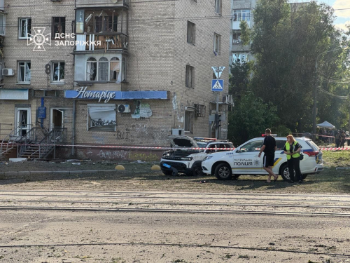 Наслідки авіаударів по Запоріжжю 5 липня. Фото: ДСНС
