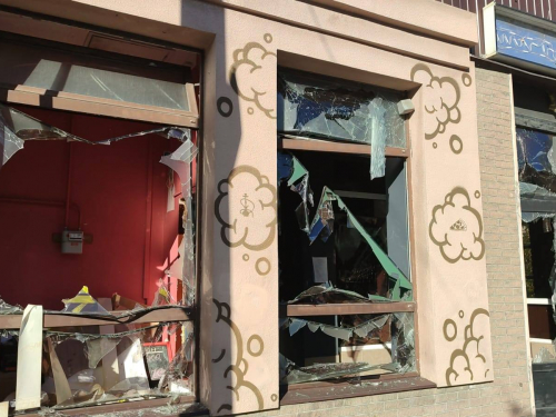 Внаслідок атаки дронами на Запоріжжя постраждав хаб для переселенців та соціальна пральня (фото)