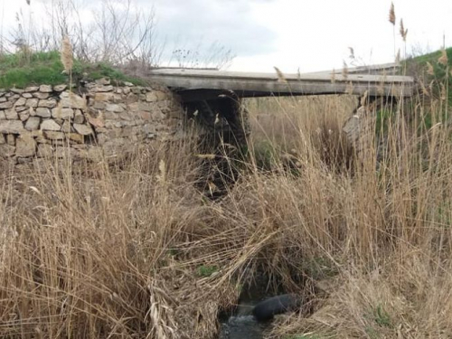 В Запорожской области рядом с плотиной обнаружили старинный арочный мост - фото