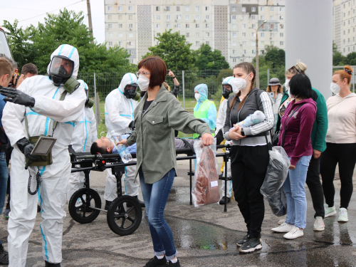 Евакуюють всіх: у Запоріжжі відбулися масштабні навчання на випадок підриву ЗАЕС (фото)