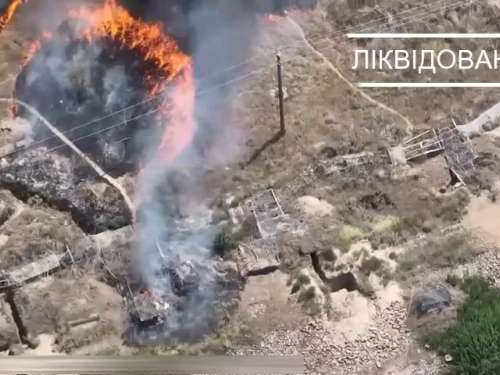 Перетворили на палаюче згарище - на Запоріжжі прикордонники знищили склад боєприпасів разом з окупантами (відео)