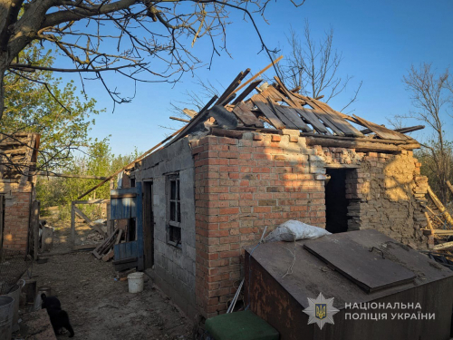  Ворог масовано атакував Запорізьку область, фото: Нацполіція України 