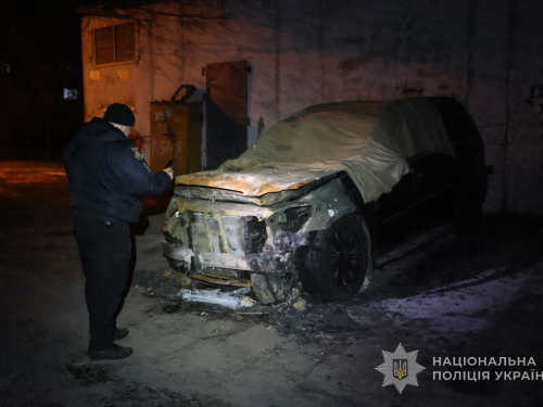 Злочин за вказівкою рф - у Запоріжжі підпалили авто військового (фото)