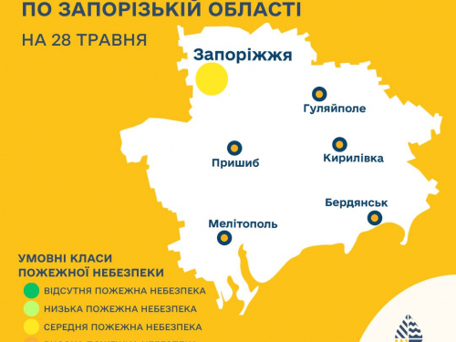 Якою буде погода у Запорізькому районі 28 та 29 травня: синоптики попередили про пожежну небезпеку