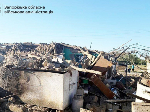 Російські дрони атакували Запорізький район - поранений чоловік, пошкоджені будинки та господарства