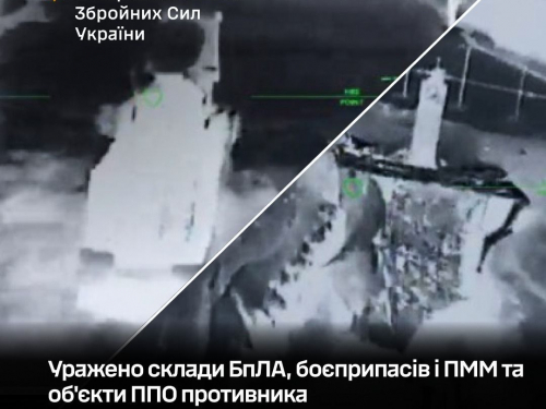 На Запорізькому напрямку Сили оборони уразили ППО окупантів та склади, фото: Генеральний штаб ЗСУ