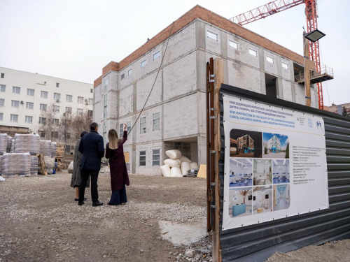 Виконано понад 70% робіт - як у Запоріжжі просувається будівництво нового хірургічного корпусу дитячої лікарні (фото)