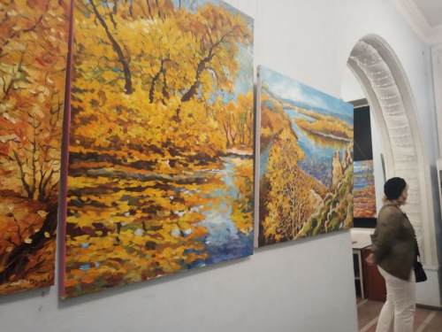 Хортиця, квіти, котик і Ван Гог - у Запоріжжі відкрили яскраву виставку (фото)