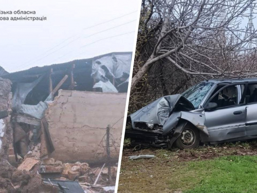 Запорізька область зазнала ворожих ударів: внаслідок обстрілів постраждали люди (фото, відео)