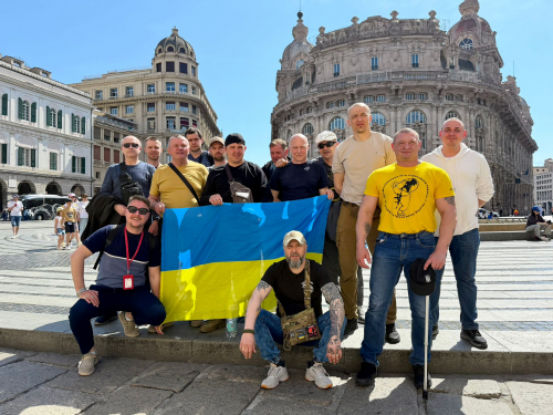 Запорізькі ветерани війни взяли участь у забігу в Італії 