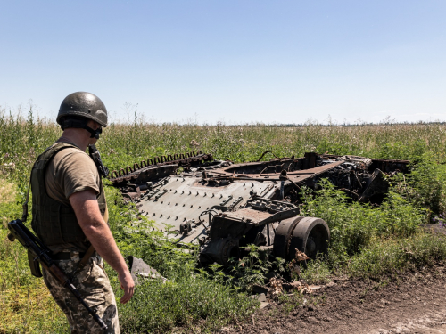 Як виглядає звільнене село на Бердянському напрямку - відео очима учасників бою