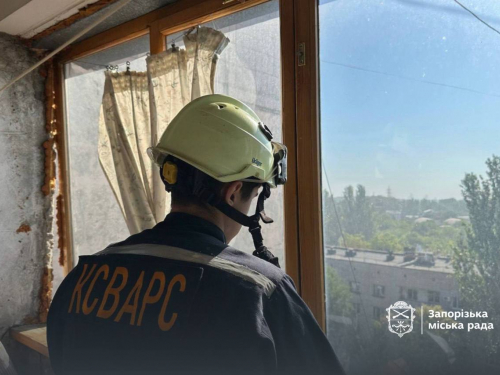 Військові рф завдали ракетного удару по Запоріжжю (фото) 