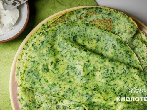 Корисні та яскраві - як приготувати зелені млинці за рецептом Євгена Клопотенка