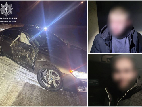 BMW, крадіжка курток і ДТП - як у Запоріжжі ловили "гонщиків" (фото)