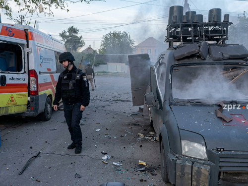 Дрон влетів у броньовик під час евакуації на Запоріжжі