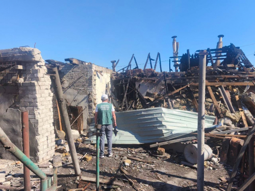 Запорізькі екологи зафіксували шкоду довкіллю після нічного удару дрона у ніч на 26 червня