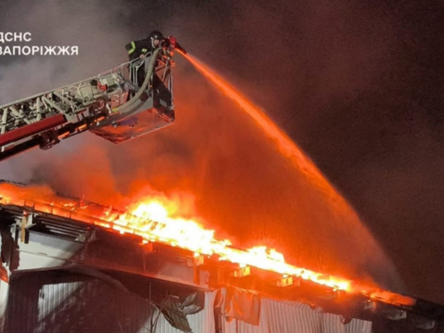 Кизилове виробництво родини Ольшанських після атаки дронів 24 лютого 2026 року. Фото: ДСНС