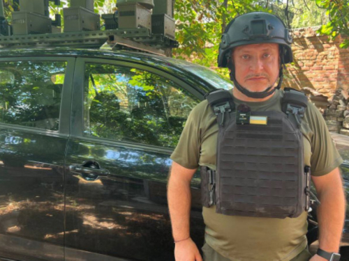 Речник Сил оборони Півдня Владислав Волошин, фото Укрінформ