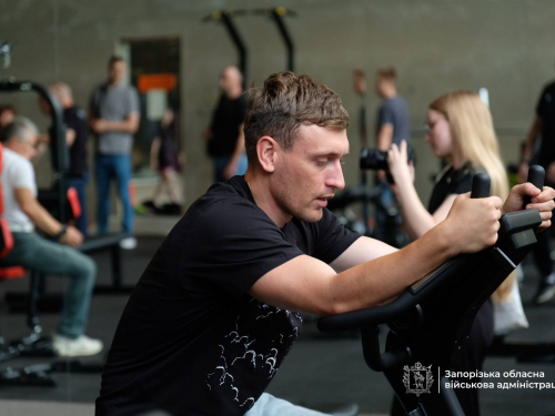 Новий тренажерний зал для ветеранів у Запоріжжі