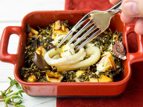 Запечені кальмари, фото з сайта Євгена Клопотенка