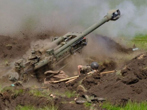 Українські захисники здійснили вдале вогневе ураження окупантів у Запорізькій області