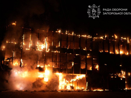 Вночі ворог атакував Запоріжжя -  наслідки, фото: Рада оборони Запоріжжя 