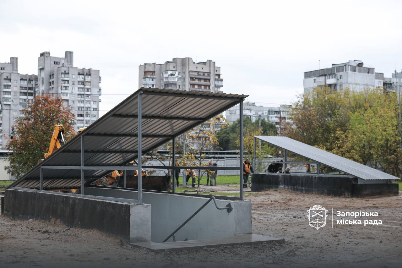 Перше експериментальне сховище у Хортицькому районі розраховане на 50 осіб