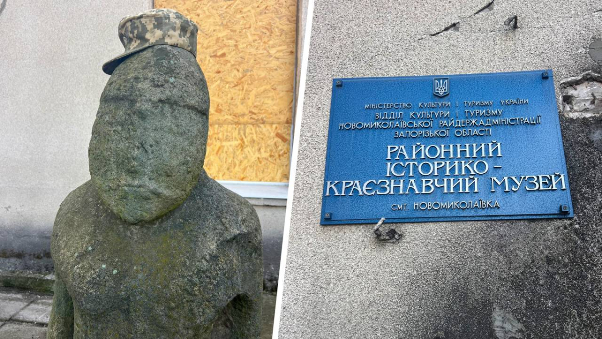 На Запоріжжі військові врятували кам’яних баб від російських авіабомб (фото)