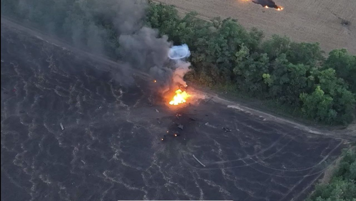 У Запорізькій області знищили дві російські БМП - відео