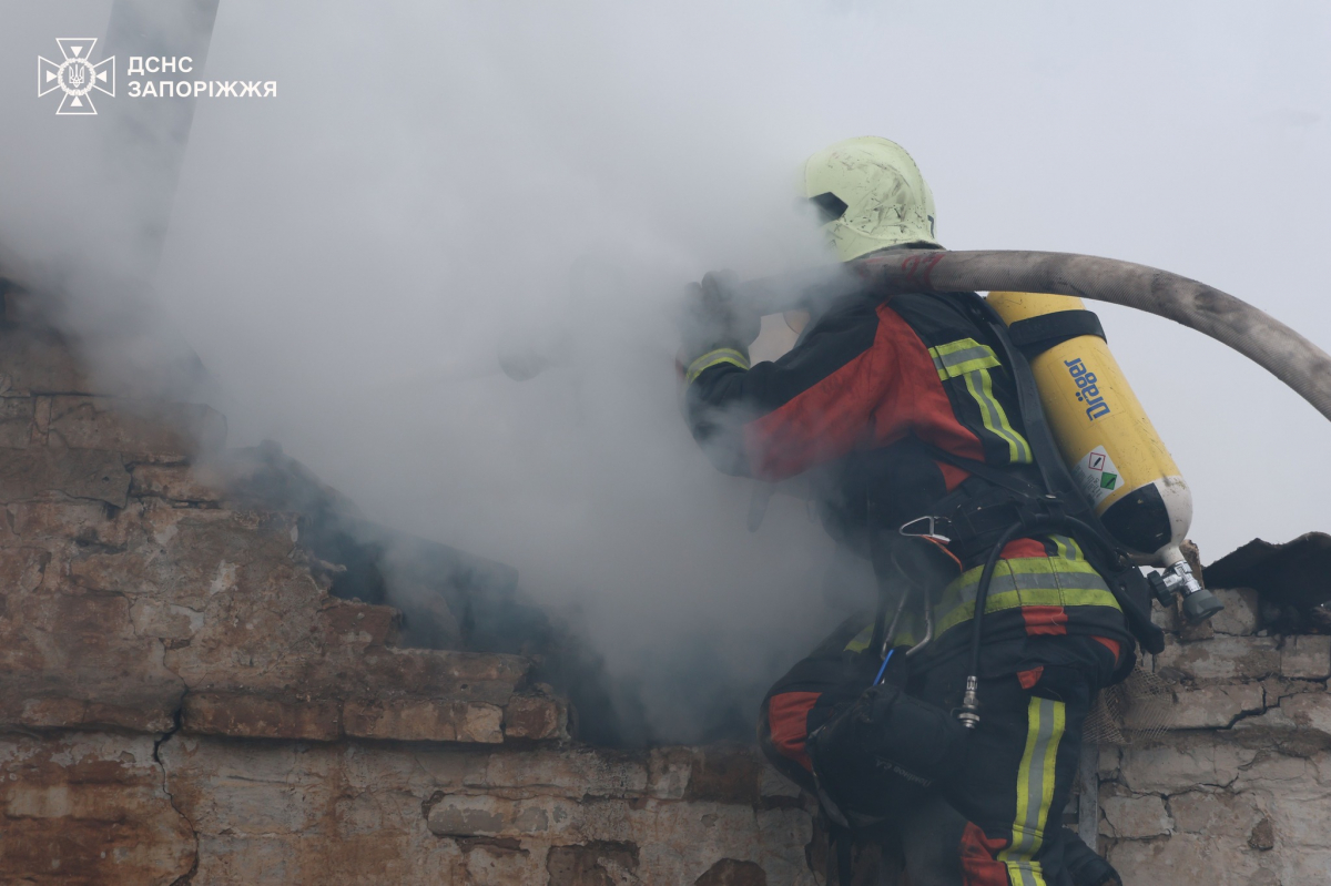 Пожежі у Запоріжжі: рятувальники гасили будинок і кафе в різних районах міста (фото, відео)