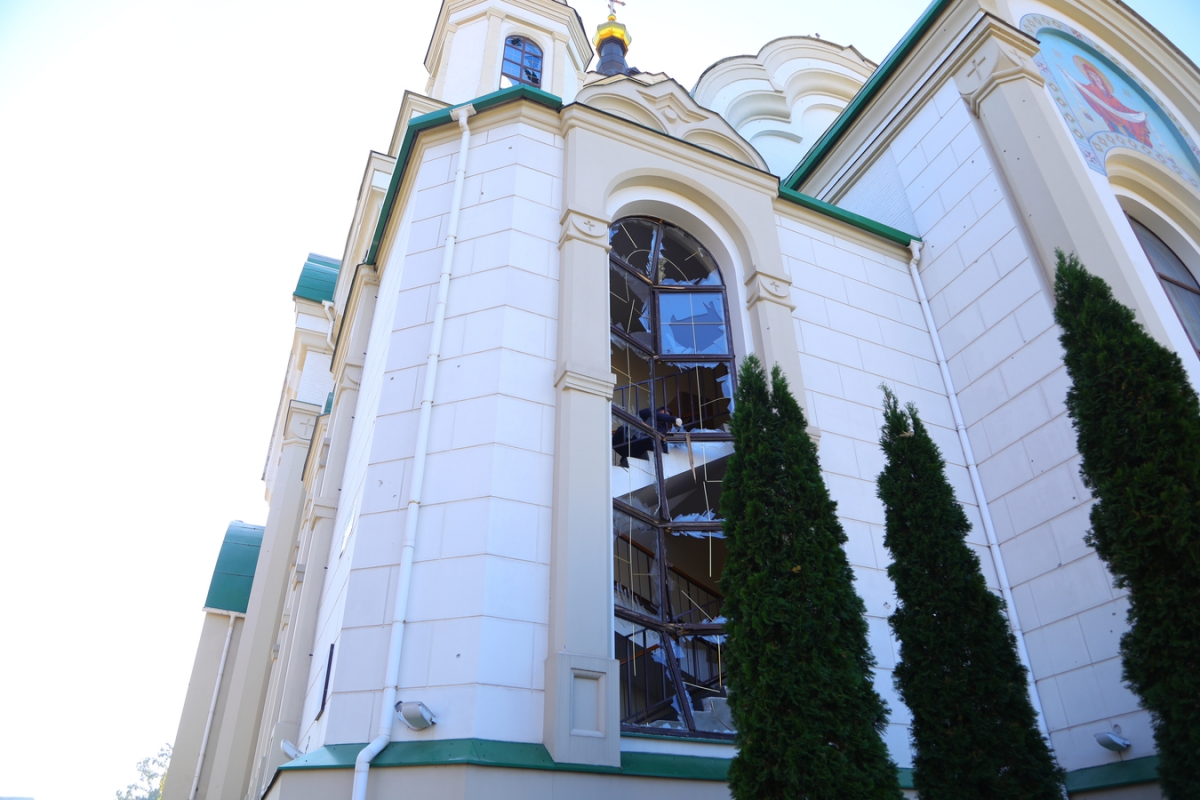 Як виглядає кафедральний собор у Запоріжжі, що постраждав від нічної російської атаки - фото