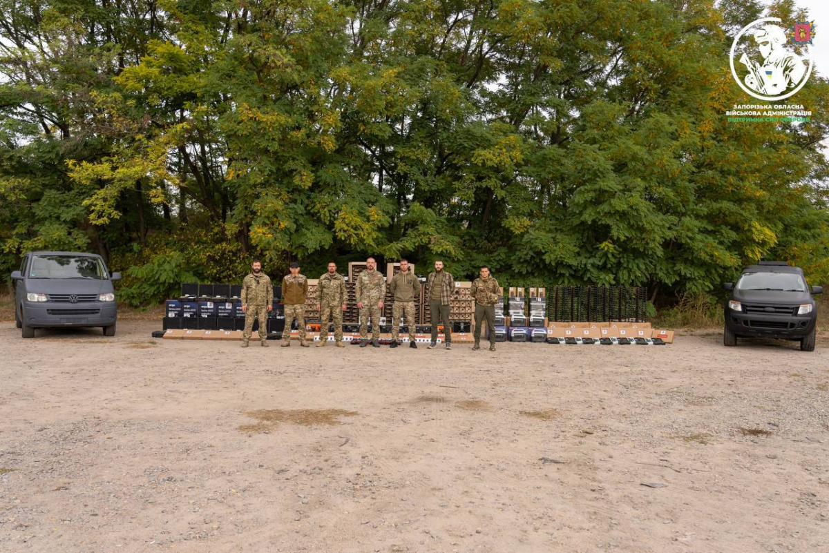 Допомога військовим Запоріжжя: дрони, системи протидії БпЛА та транспорт на 20 млн грн (фото)