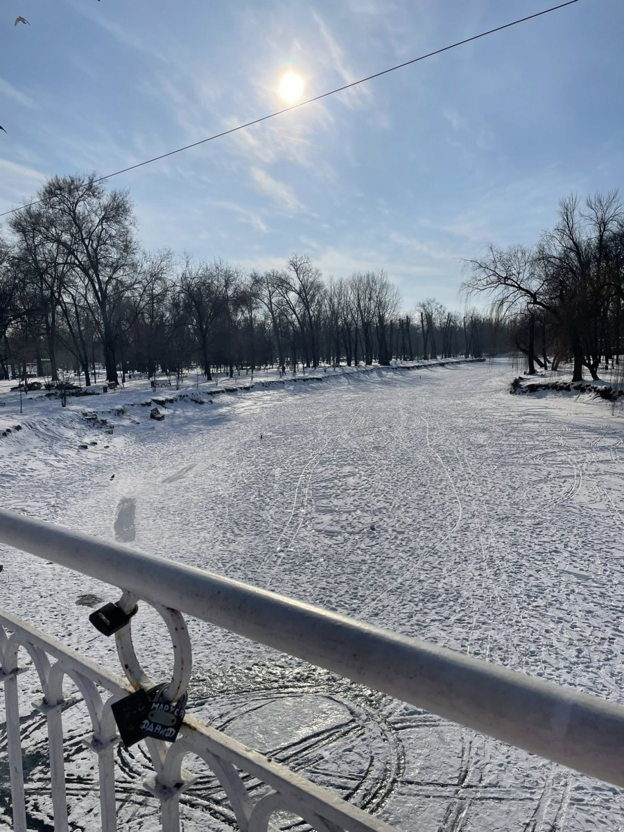 Як виглядає улюблений парк запоріжців взимку - фото