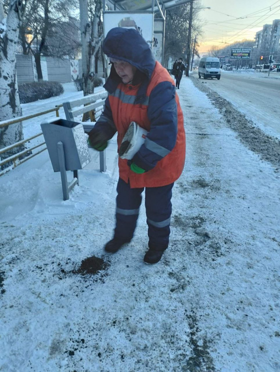 Сніг додав роботи запорізьким комунальникам: як вони справляються - фото