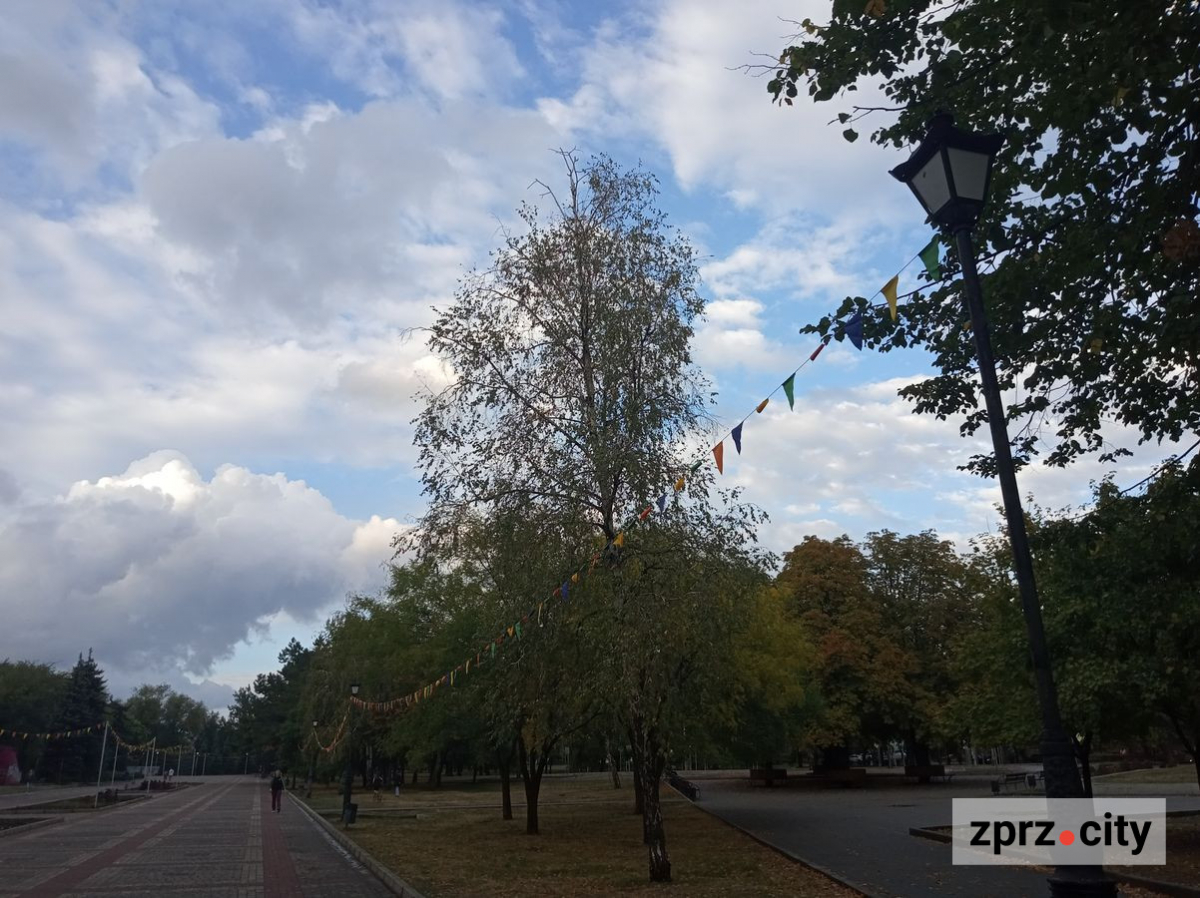 Запорізький парк у центрі міста після дощу - як зараз виглядають артоб'єкти