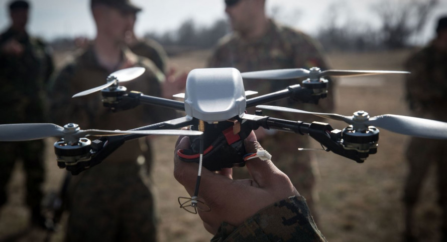 У Запорізькій області нацгвардійці знищили ворожі позиції за допомогою дрона - відео
