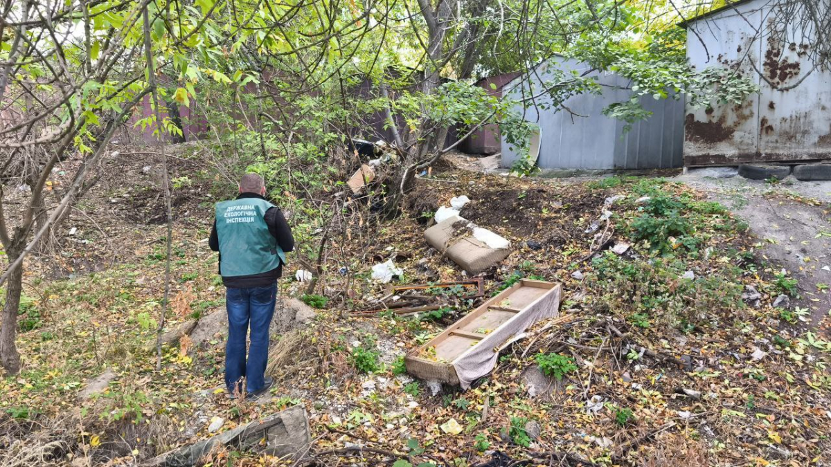 Звалище за гаражами - у спальному районі Запоріжжя виявили смітник поряд з багатоповерхівкою (фото)