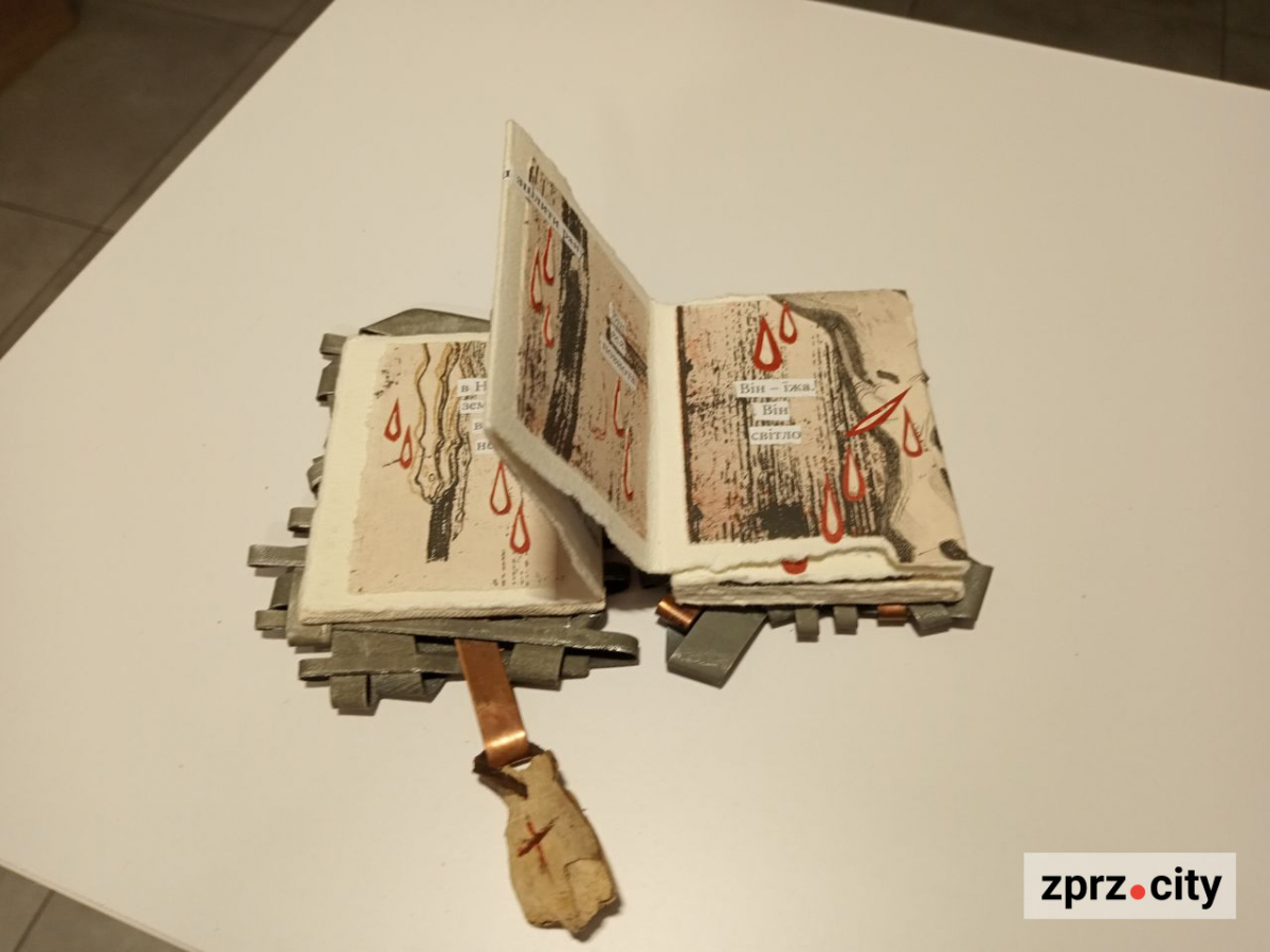 У Запоріжжі показали книгу, вирощену з гриба, та інші незвичайні артбуки - фото