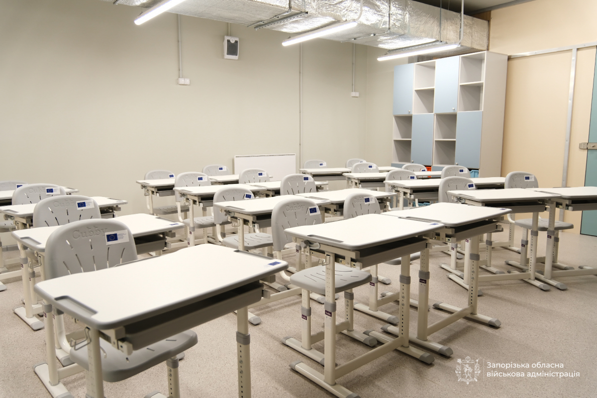 Подарунок до ювілею - у Запоріжжі відкриють ще одну підземну школу (фото, відео)