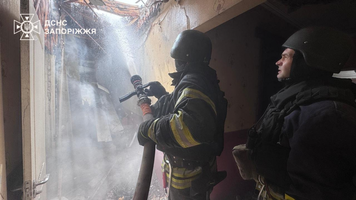 Смертельний удар по Запоріжжю: російські «шахеди» вдруге атакували середмістя (фото, відео)