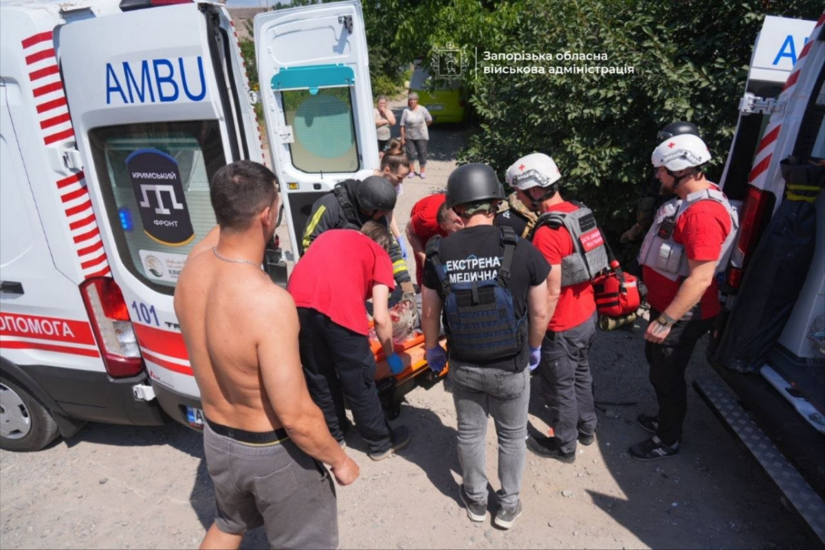 Наслідки авіаудару по Шевченківському району Запоріжжя 28 червня 