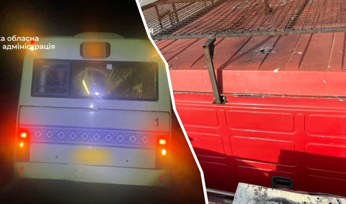 Били по рятувальниках і автобусу: на Запоріжжі внаслідок ударів дронами поранено двох людей (фото)