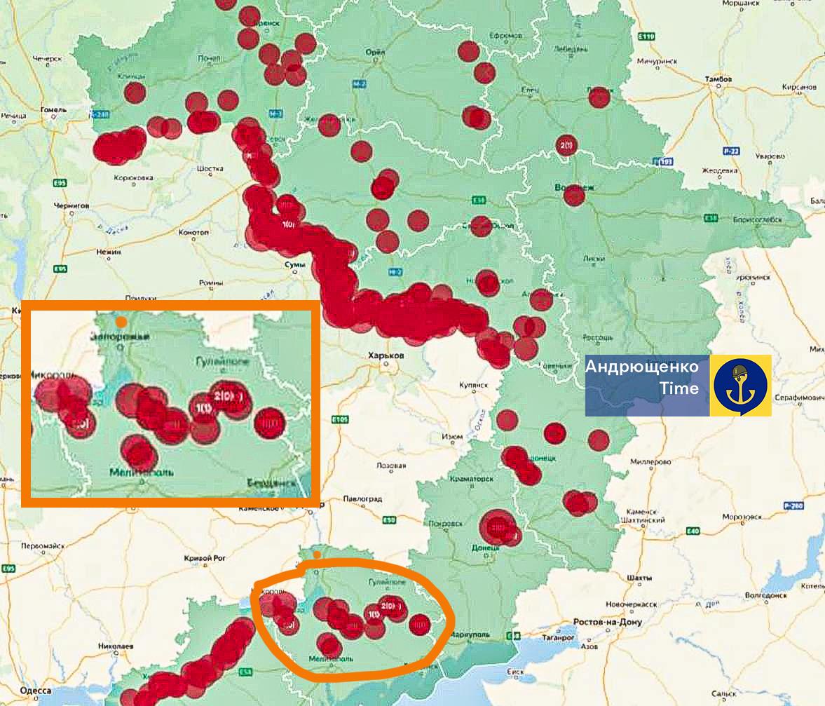 У Запорізькій області влучили у скупчення російських окупантів – подробиці