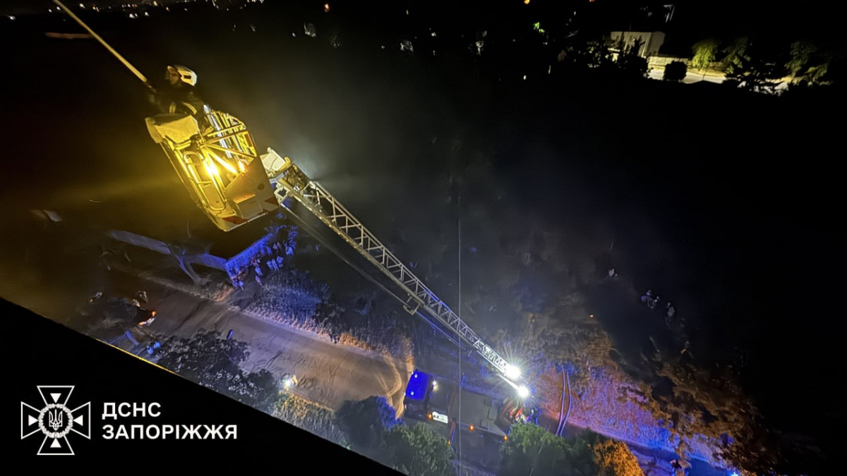  Полум'я спалахнуло на 10 поверсі: у Запоріжжі пожежники врятували чоловіка і песика (фото, відео)