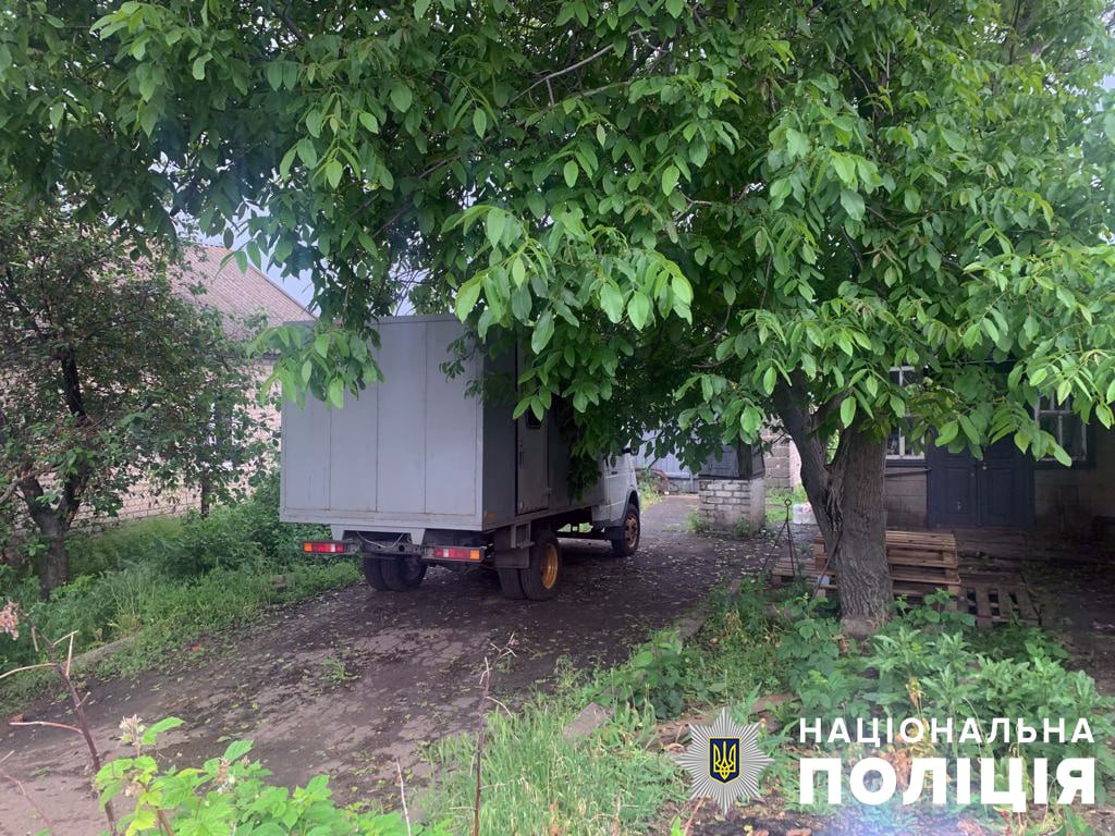 На Запоріжжі знайшли поліцейську автівку, викрадену з окупованої території сусідньої області