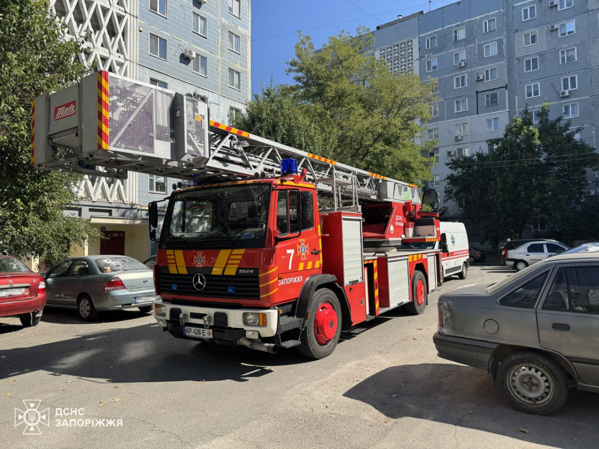 У Запоріжжі спалахнула пожежа в дев’ятиповерхівці - дітей та дорослих евакуювали з вогню (фото)
