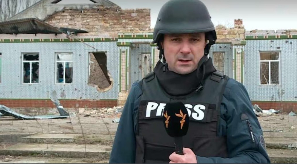 Потрапив під обстріл - під час зйомок у Запорізькій області отримав поранення журналіст