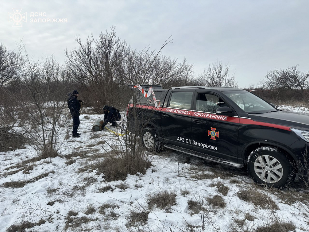 У Запоріжжі ворожий КАБ впав на територію дач - відео, фото